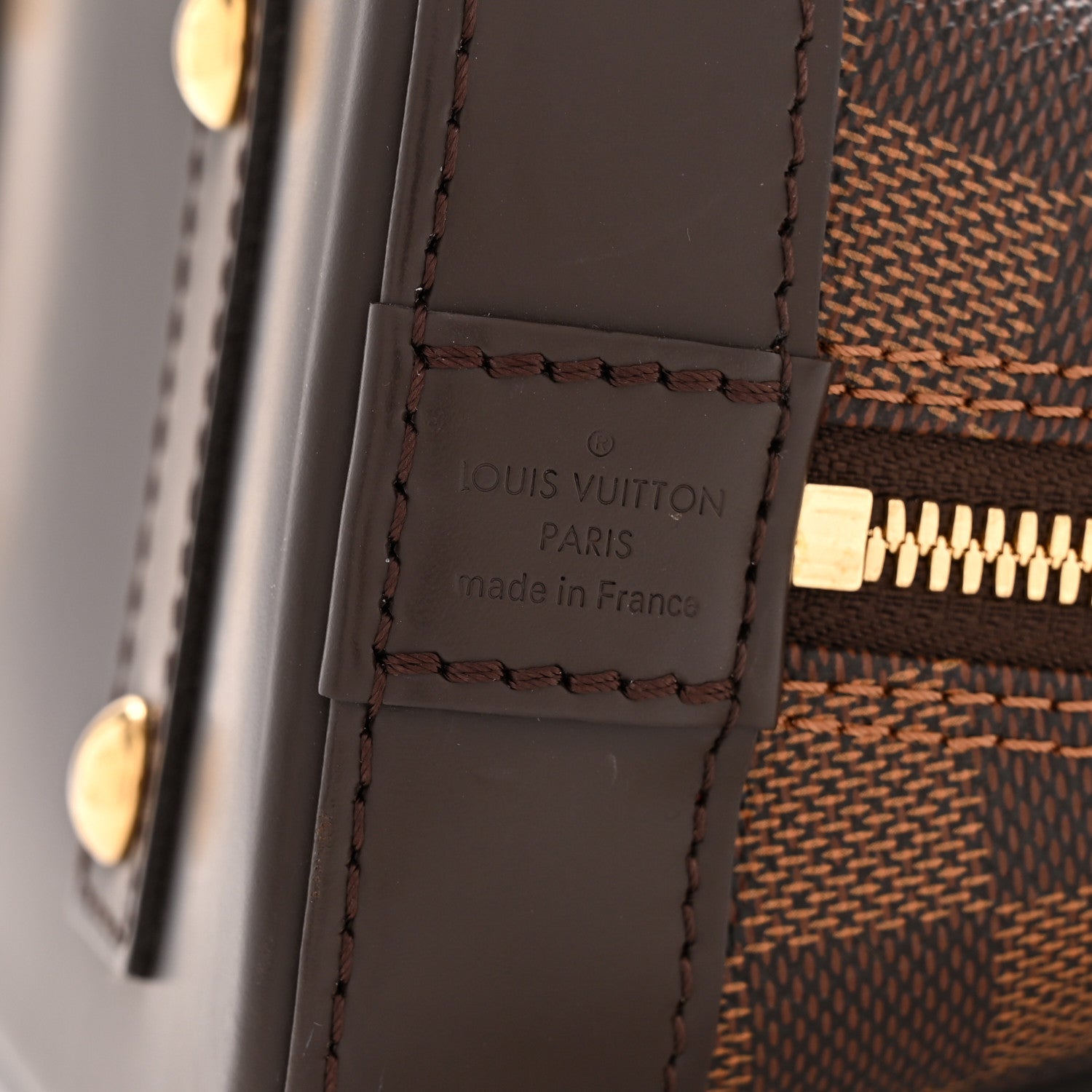 Louis Vuitton Damier Ebene Alma BB 6 of 14