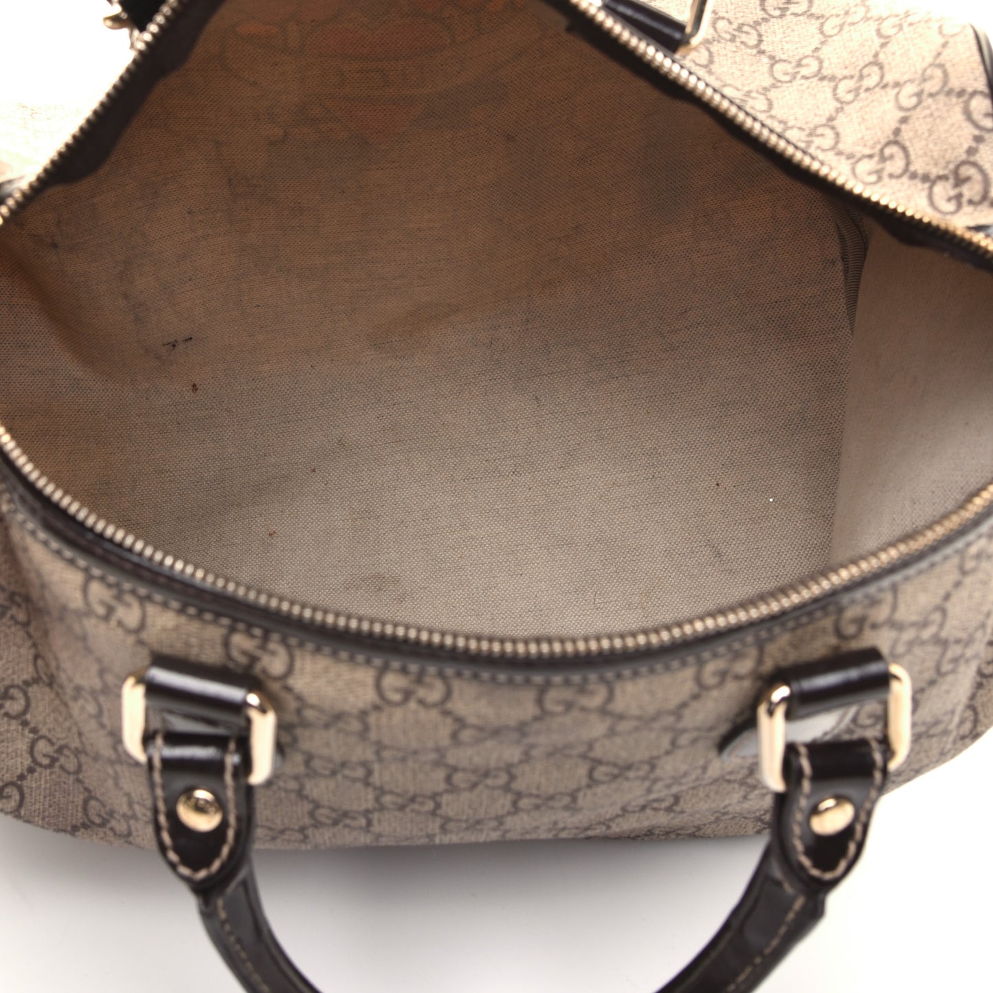 GG Plus Monogram Tattoo Heart Medium Joy Boston Dark Brown