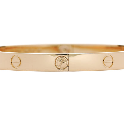 Cartier 18K Yellow Gold LOVE Bracelet 19 4 of 9