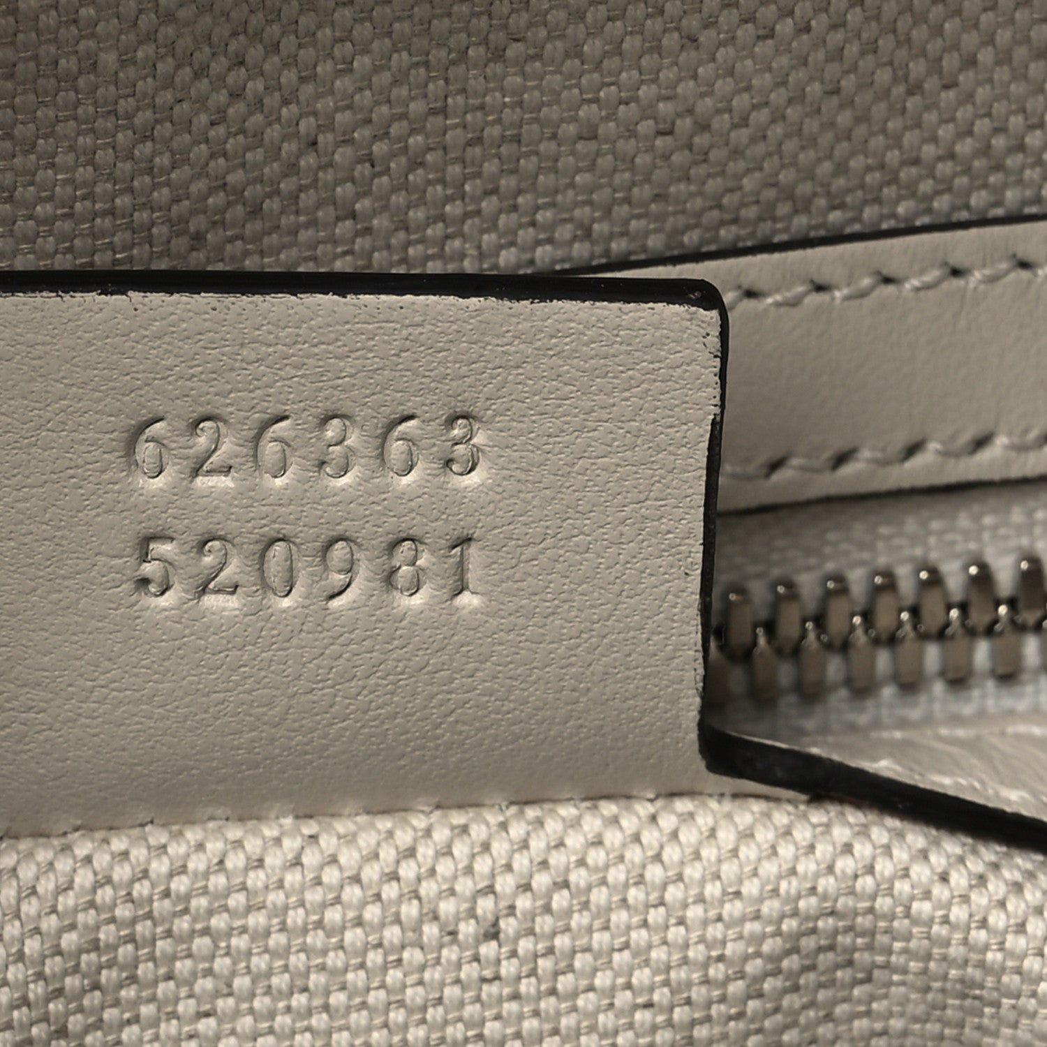 Gucci Calfskin GG Tennis Embossed Square Messenger Bag Mystic White 6 of 8
