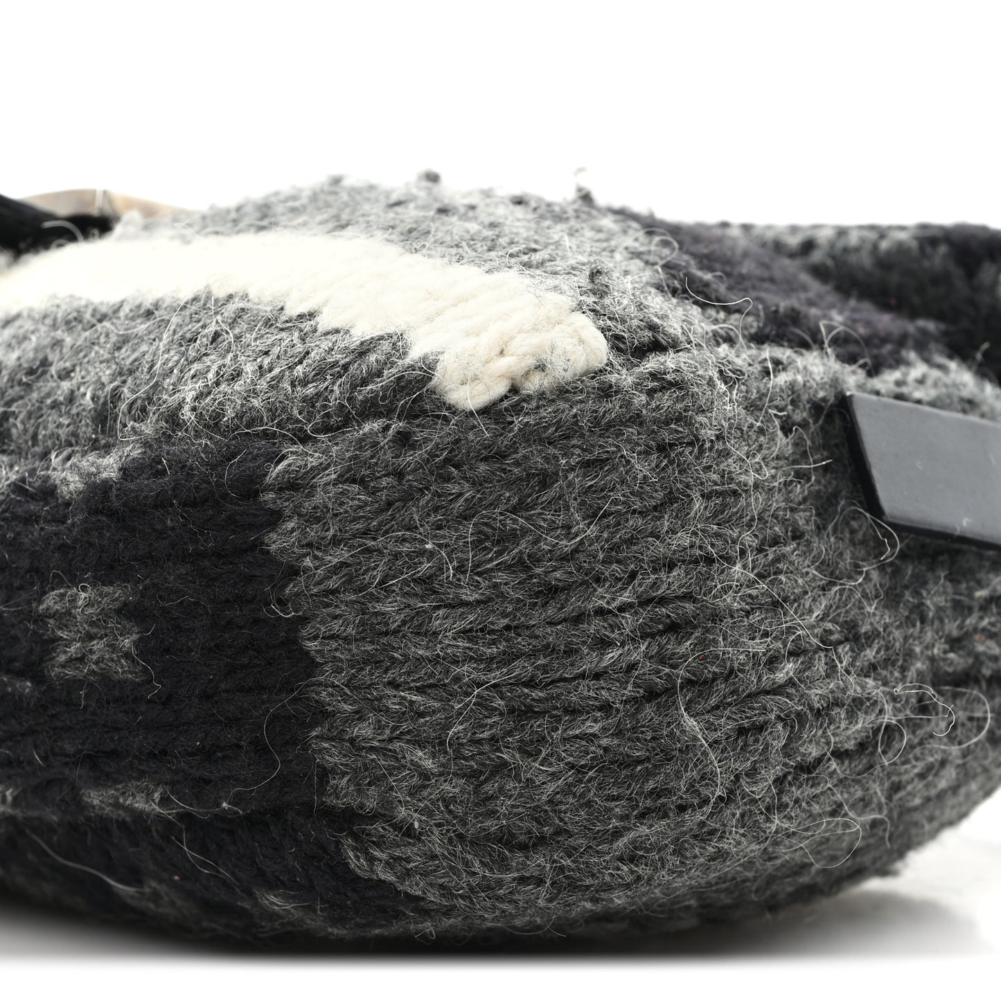 Wool Knit Baguette Grey