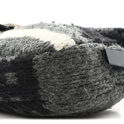Fendi Wool Knit Baguette Grey 9 of 10