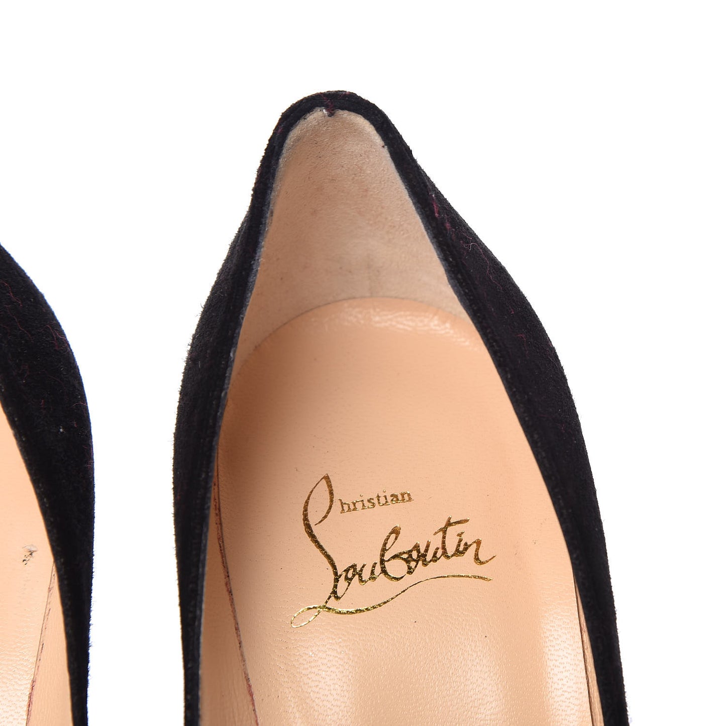 Veau Velours Decoltish 100 Pumps 36.5 Black