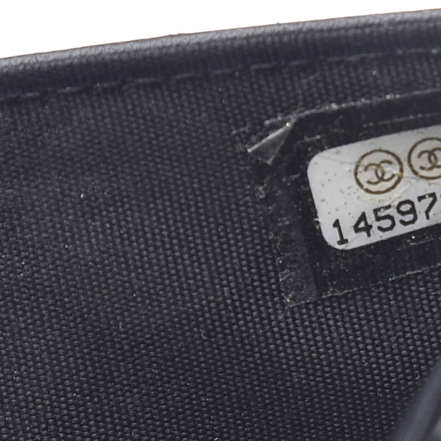 Patent Quilted Brilliant Compact Wallet Black