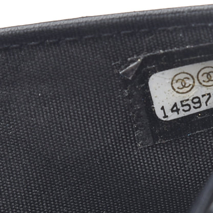 Chanel Patent Quilted Brilliant Compact Wallet Black 6 of 6