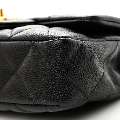 Chanel Caviar Quilted Mini Sweetheart Rectangular Flap Black 10 of 10