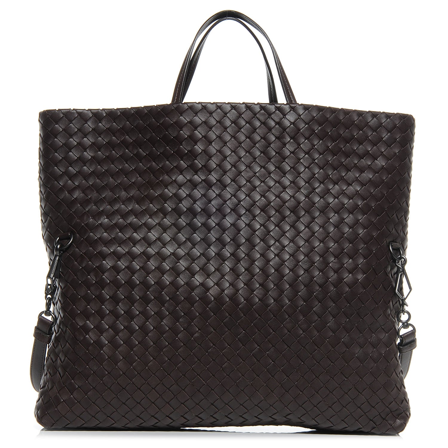 Bottega Veneta Nappa Intrecciato Messenger Tote Coffee Brown 1 of 7