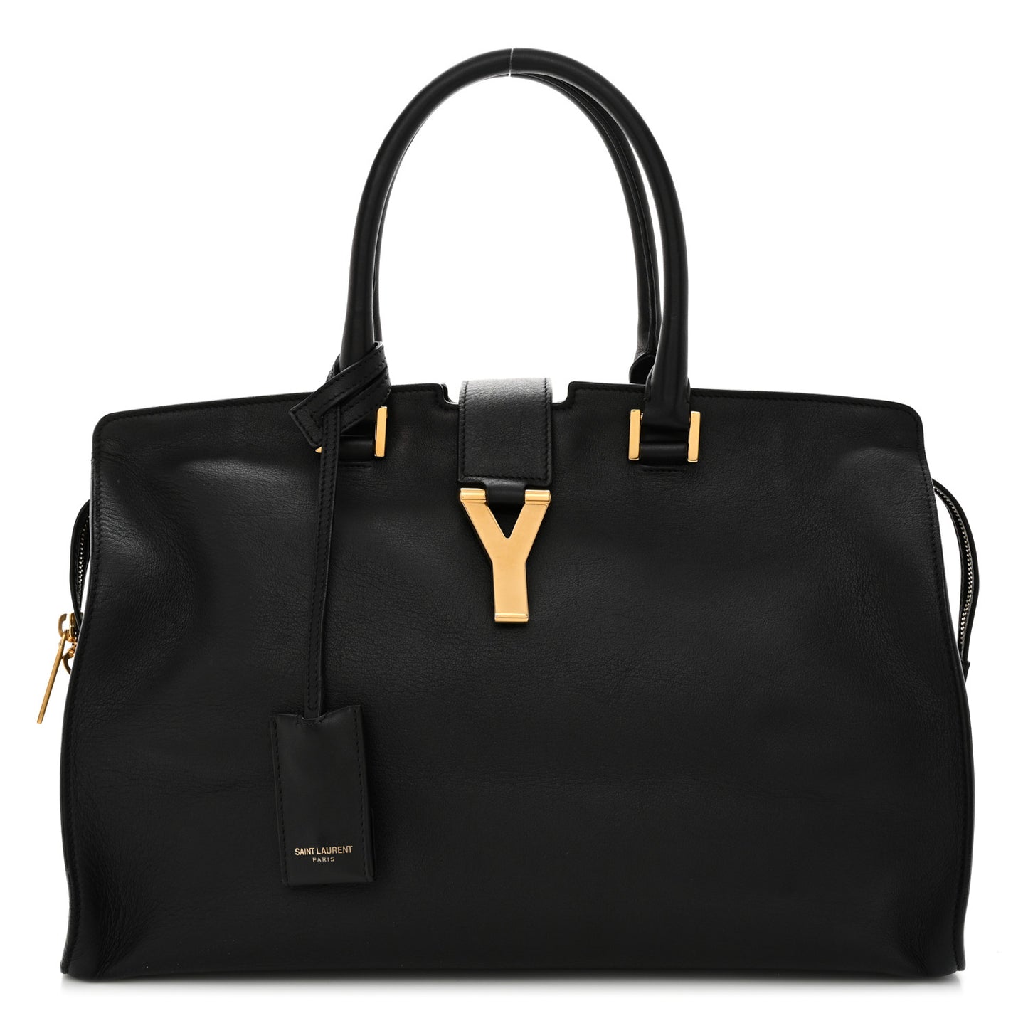 Calfskin Medium Classic Y Cabas Black