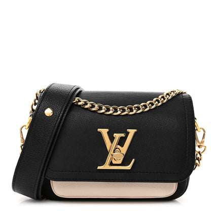 Louis Vuitton Grained Calfskin Lockme Tender Black 1 of 9