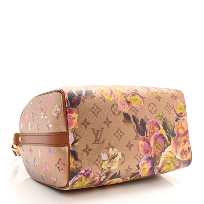 Louis Vuitton Metallic Monogram LV Garden Speedy Bandouliere 25 Gold 4 of 8