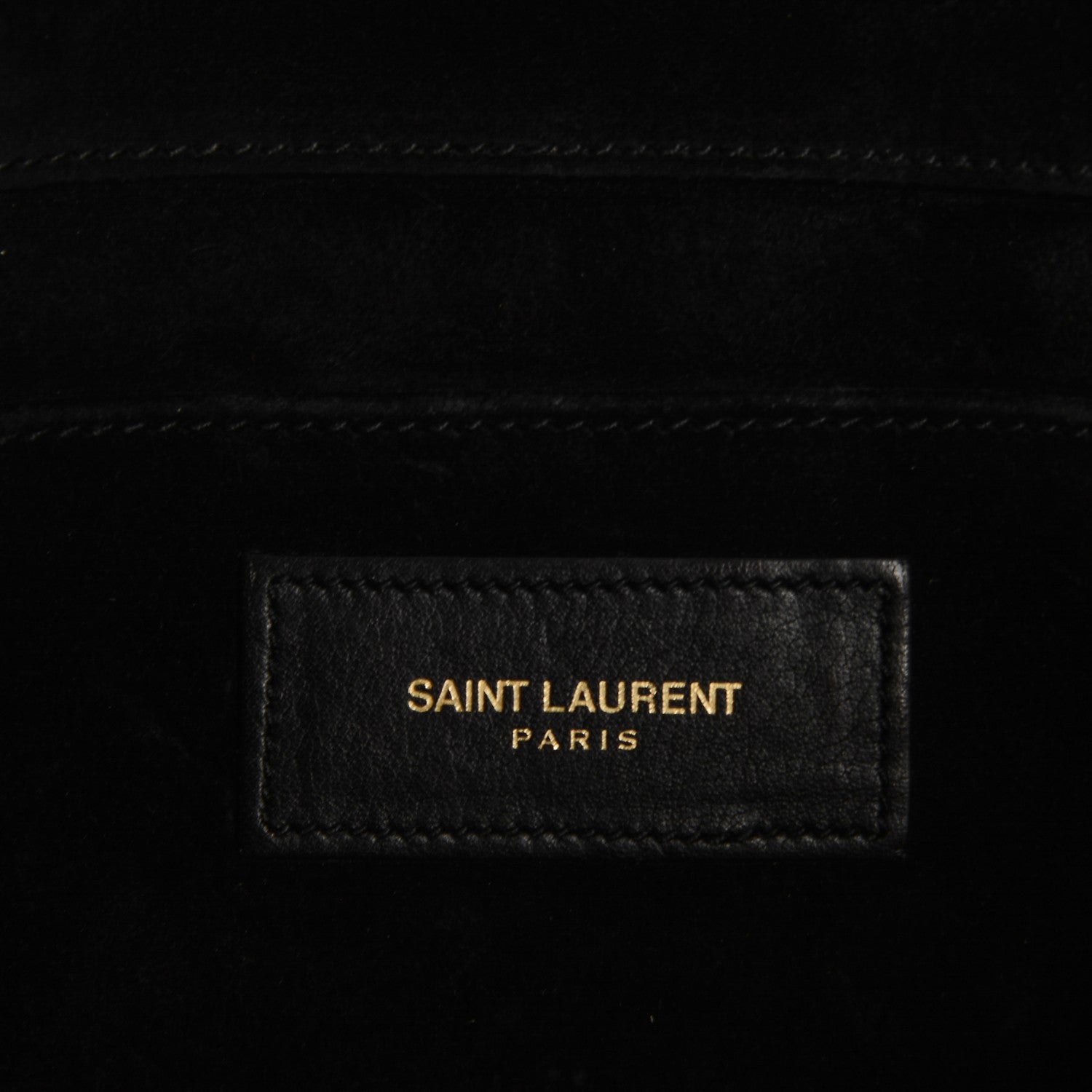 Saint Laurent Calfskin Classic Y Ligne Clutch Black 7 of 8