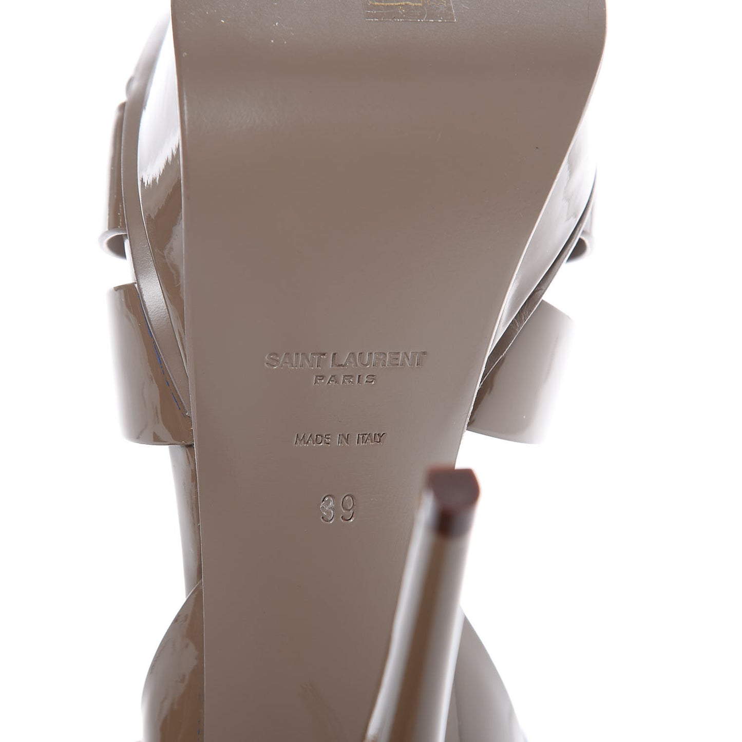 Patent Tribute 105 Platform Sandals 39 Taupe