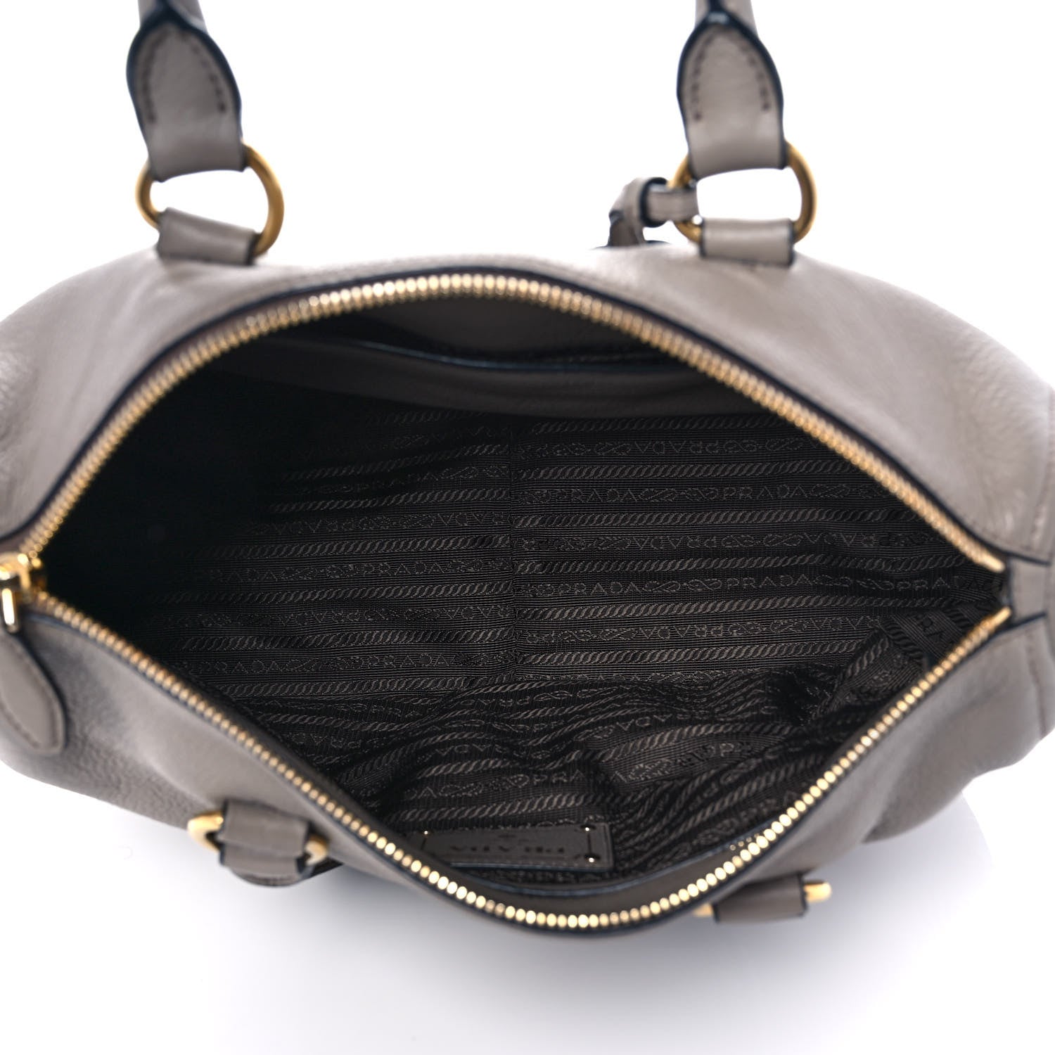 Prada Vitello Daino Tote Argilla 4 of 8