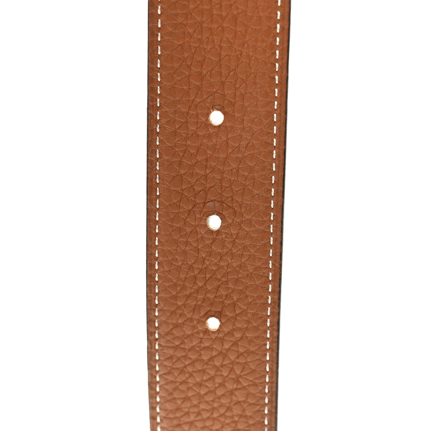 Hermes Tadelakt Togo 32mm H d'Ancre Belt Belt 80 Black Gold 4 of 7