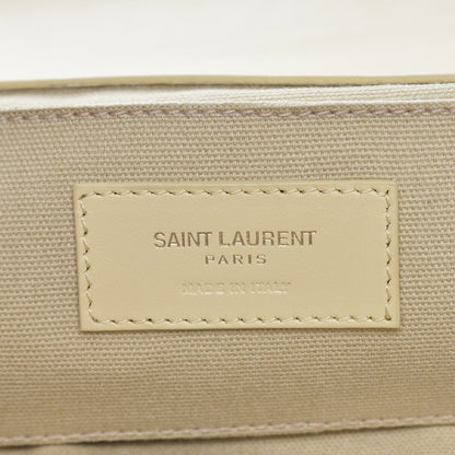 Saint Laurent Raffia Medium Monogram Kate Satchel Naturale 6 of 8
