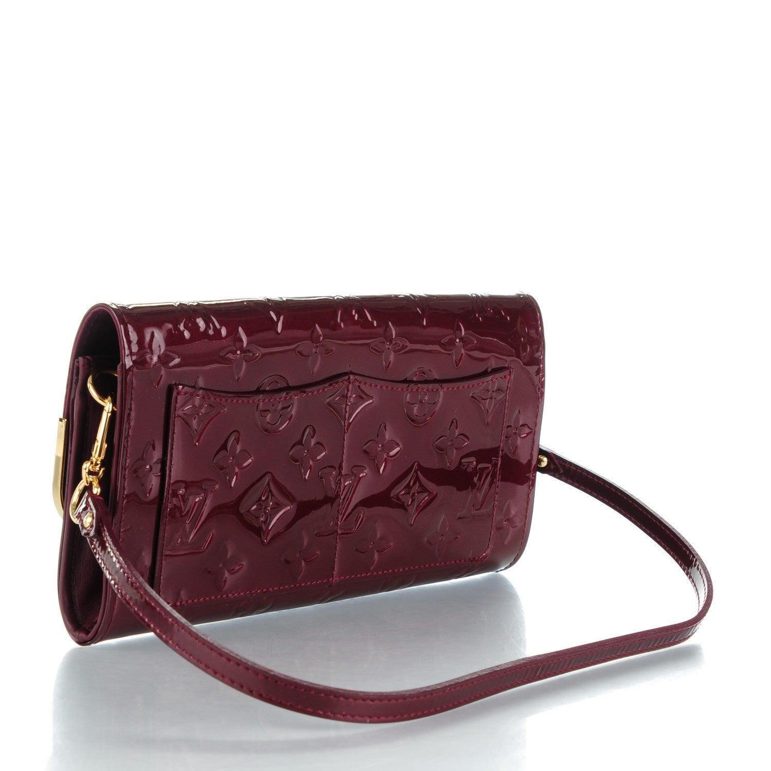 Louis Vuitton Vernis Rossmore MM Rouge Fauviste 3 of 6