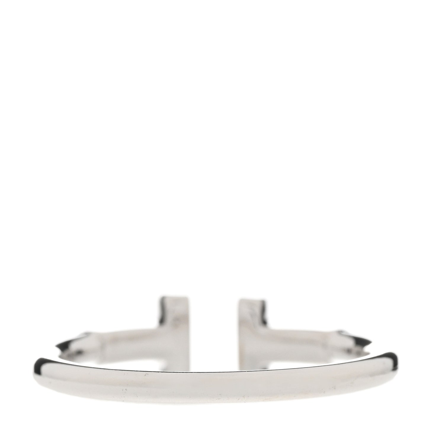 18K White Gold T Wire Ring 53 6.5