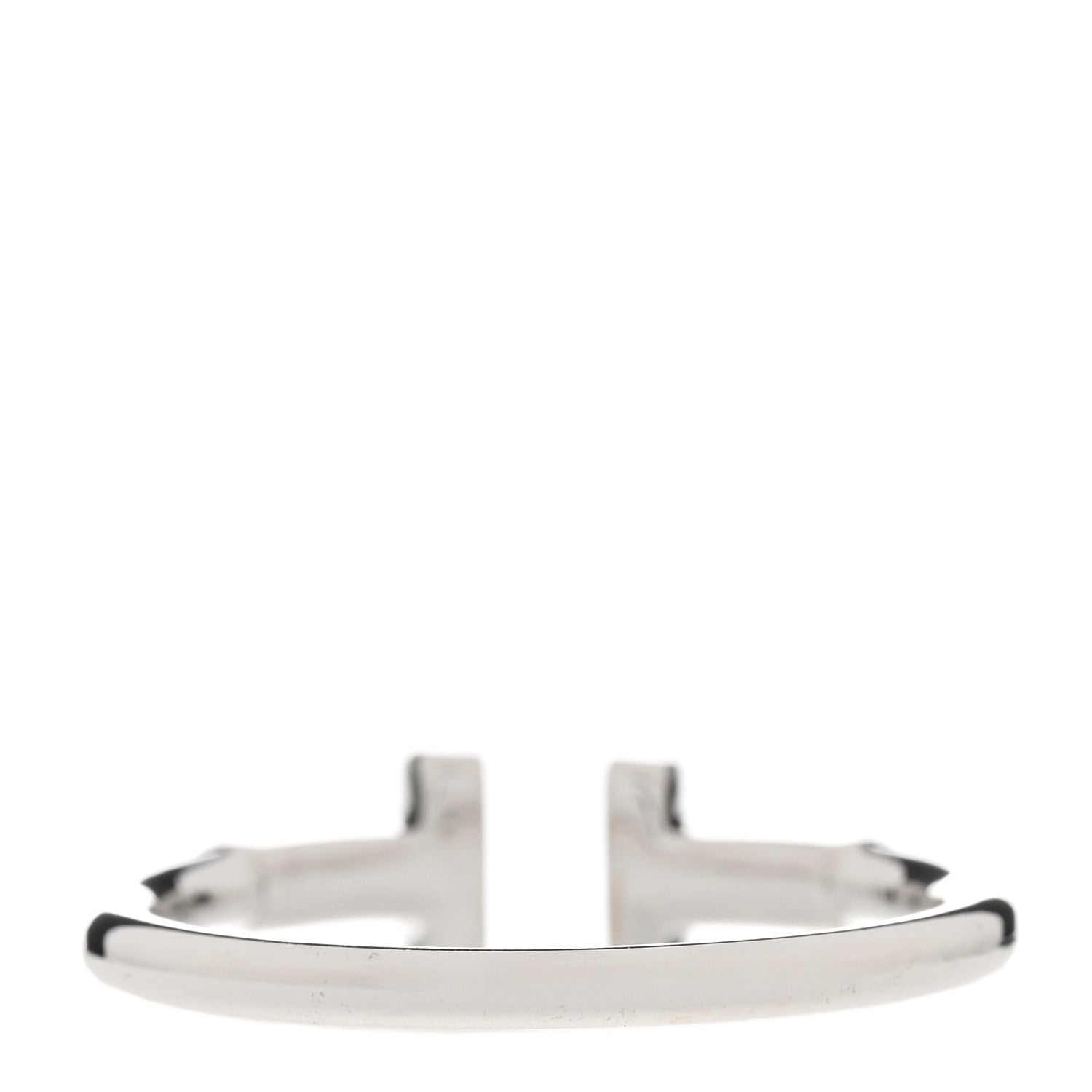 Tiffany 18K White Gold T Wire Ring 53 6.5 3 of 4