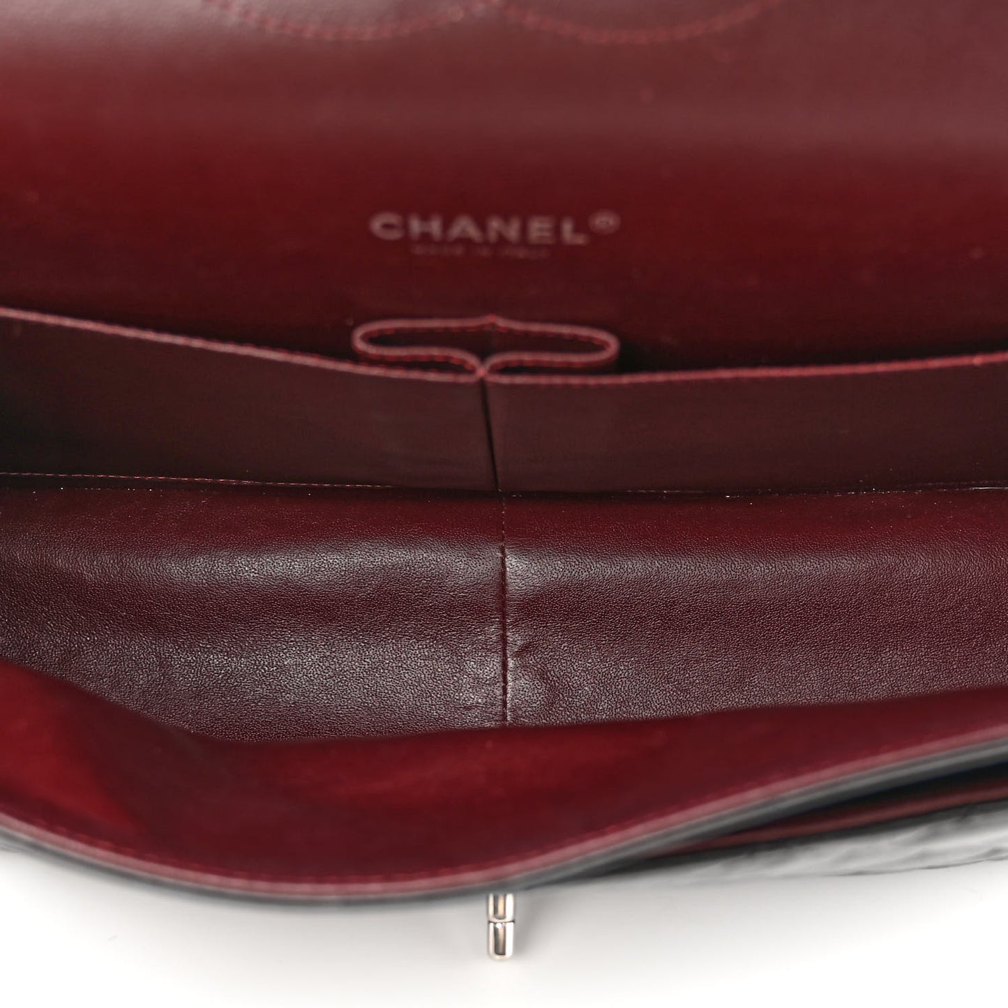 Lambskin Quilted Maxi Double Flap Black