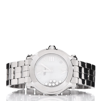 Chopard Stainless Steel 7 Diamond 36mm Happy Sport Quartz Watch 3 of 7