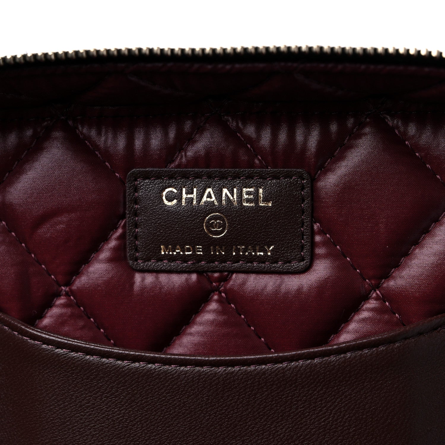 Chanel Lambskin Quilted Large Vanity Pouch Black 7 of 13
