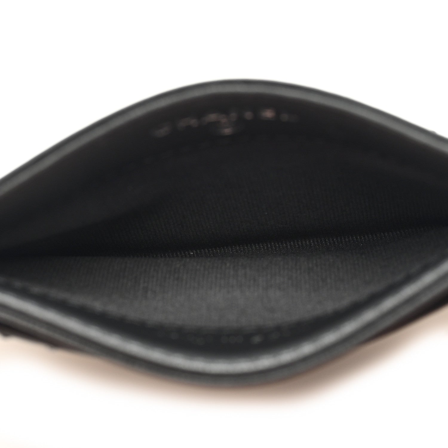 Chanel Lambskin Quilted Card Holder Dark Grey 5 of 7