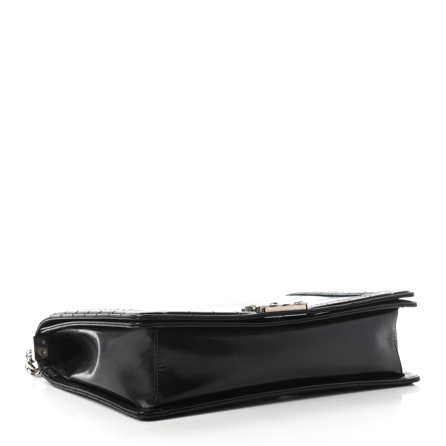 Chanel Glazed Calfskin Large Boy Flap Black 4 of 10