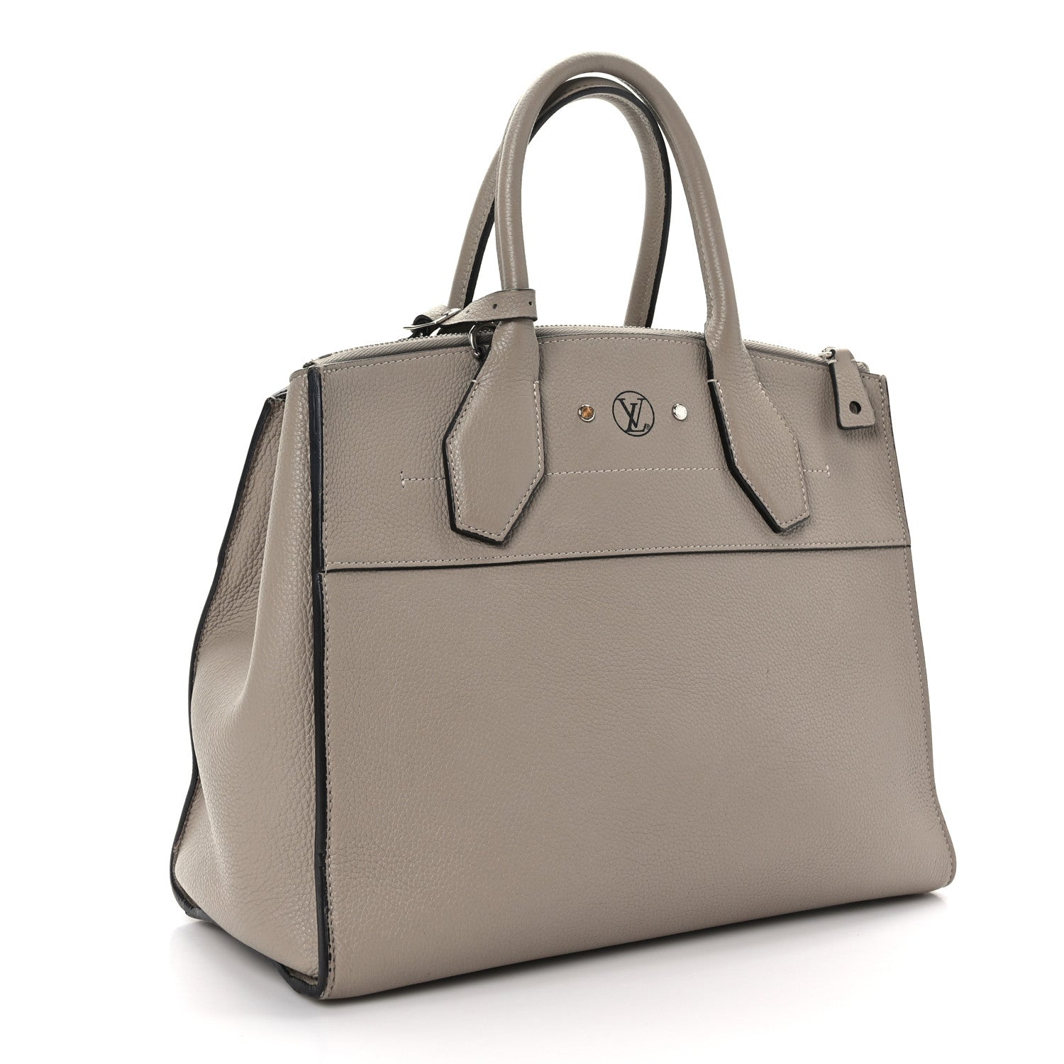 Louis Vuitton Taurillon City Steamer MM Galet 3 of 9
