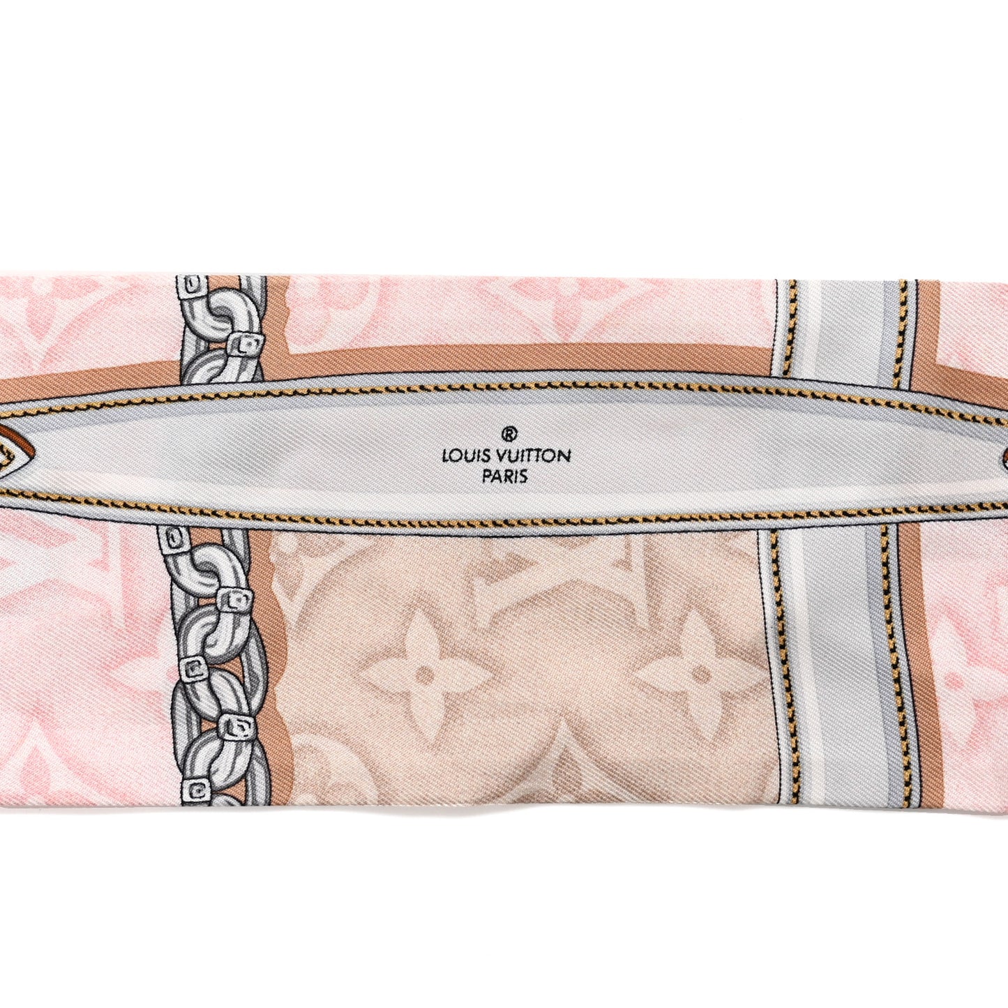 Silk Monogram Confidential Bandeau Light Pink