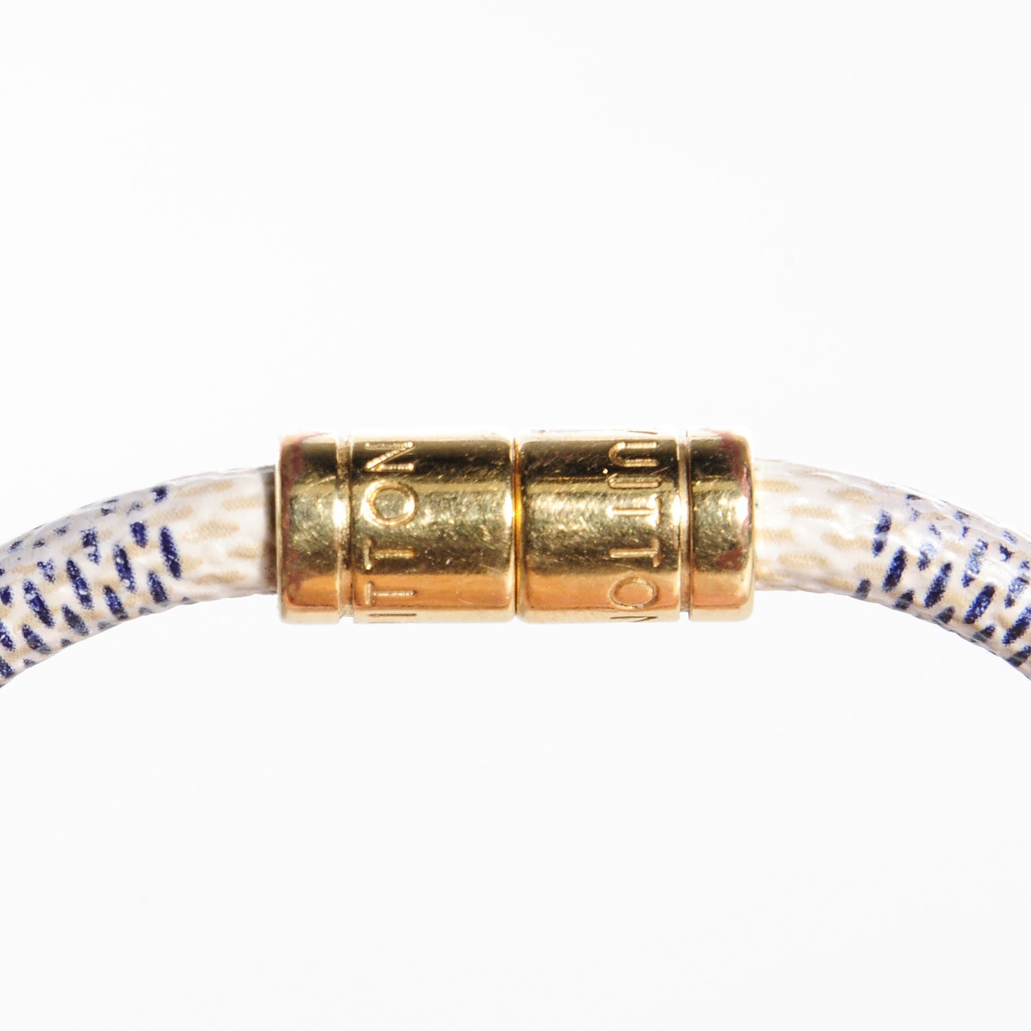Louis Vuitton Damier Azur Keep It Bracelet 17 4 of 4