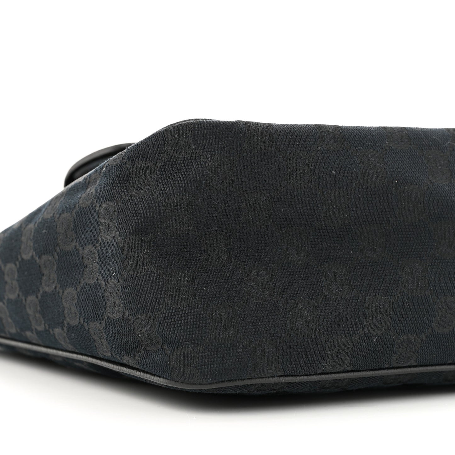 Monogram Pocket Hobo Black
