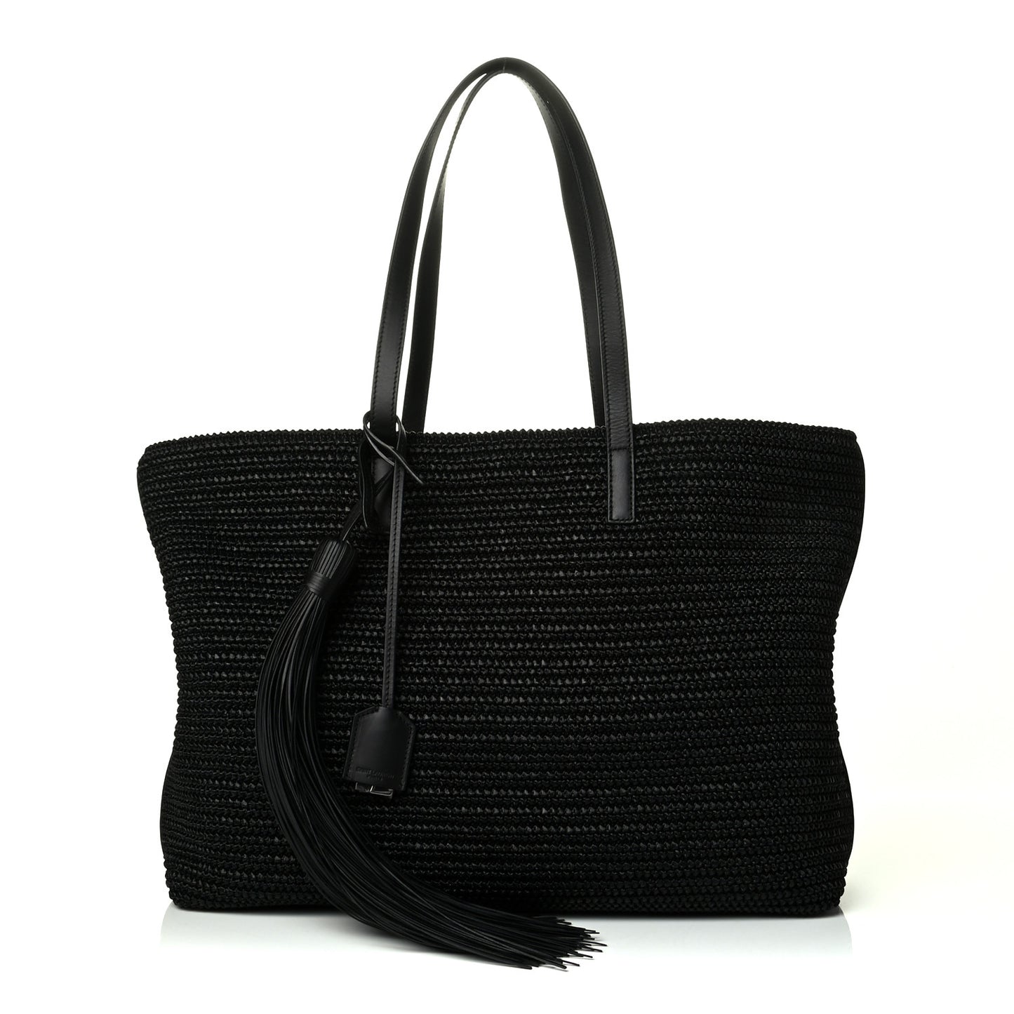 Raffia Tote Black