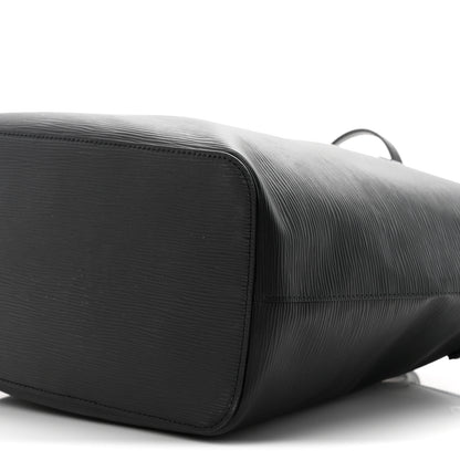 Louis Vuitton Epi Neverfull MM Black 9 of 9