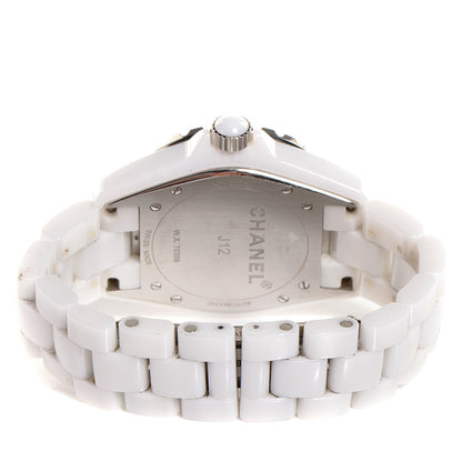 Chanel Stainless Steel Ceramic 38mm J12 Automatic Watch White 3 of 7