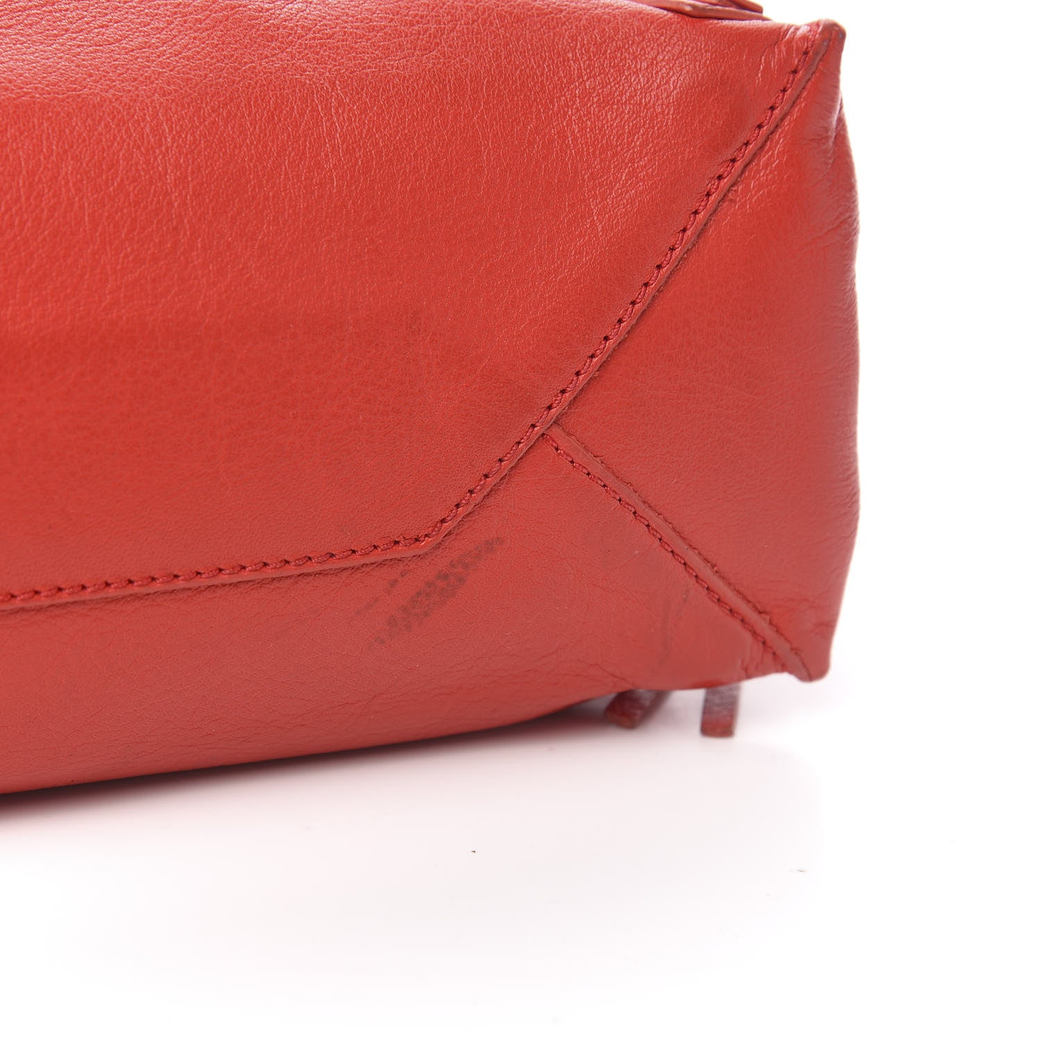 Balenciaga Veau Souple Papier Mini A4 Tote Rouge Cerise 8 of 10