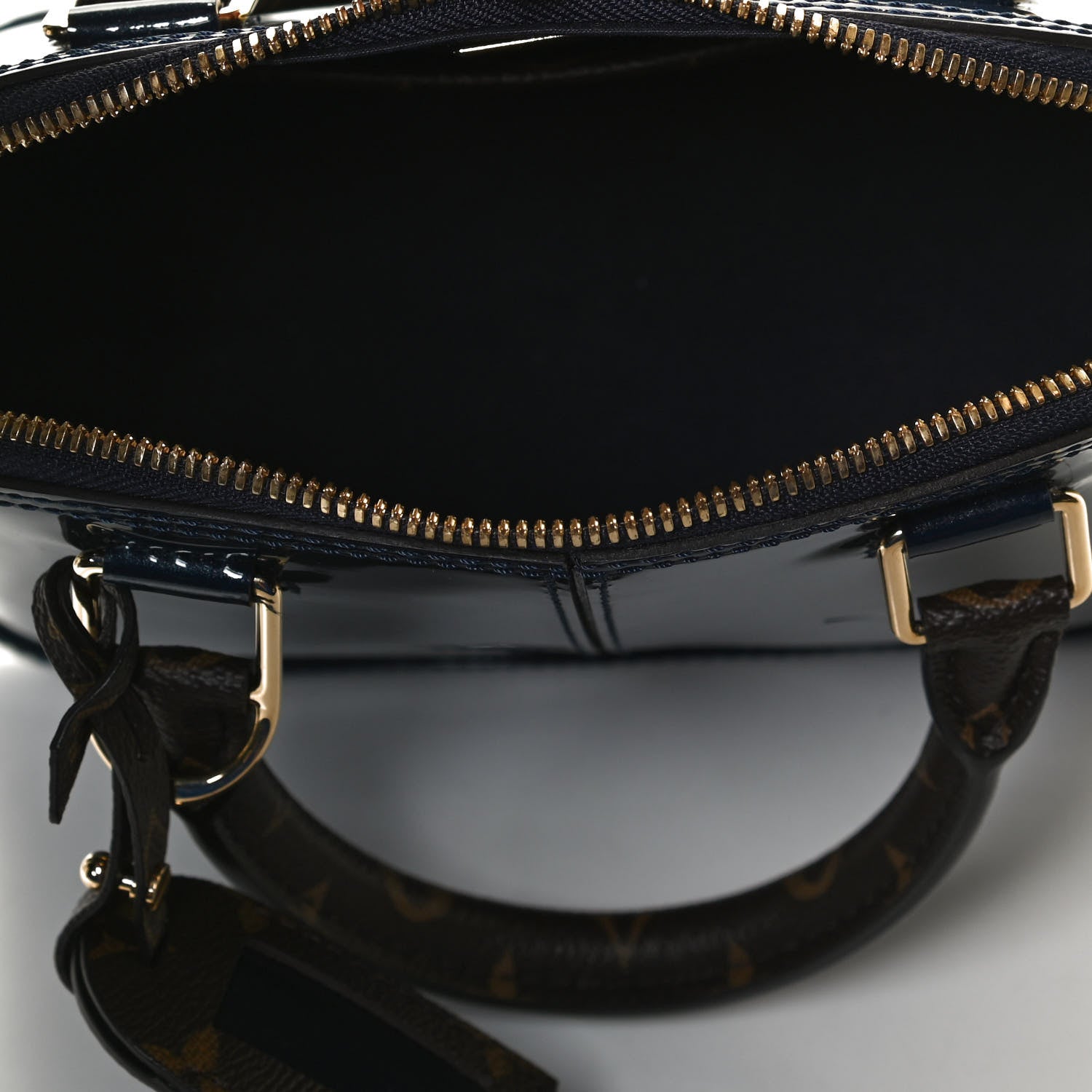 Louis Vuitton Patent Monogram Alma BB Marine 5 of 11
