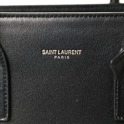 Saint Laurent Calfskin Baby Sac De Jour Black 6 of 10