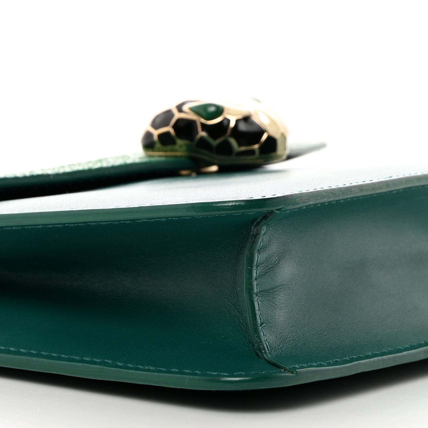 Galuchat Calfskin Serpenti Forever Crossbody Bag Green