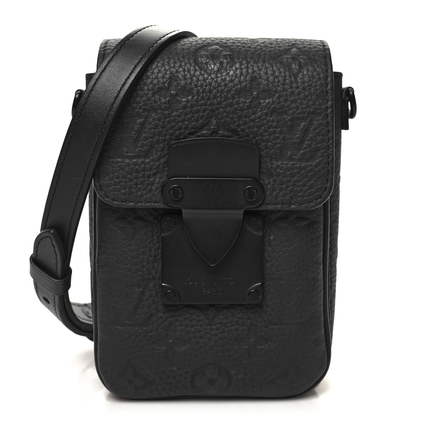 Taurillon Monogram S Lock Wearable Wallet Black