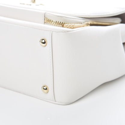 Chanel Caviar Quilted Large Business Affinity Flap White 9 of 10