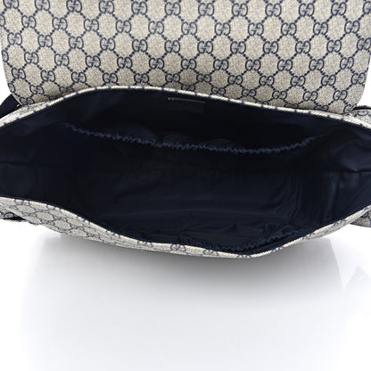 Gucci GG Plus Monogram Messenger Diaper Bag Navy 6 of 16
