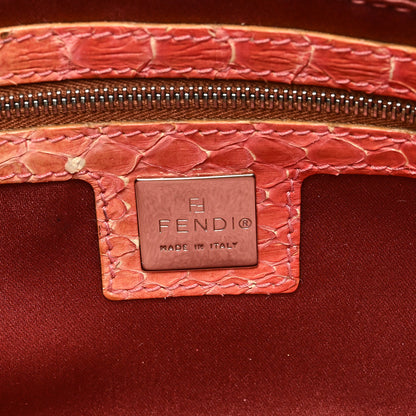 Fendi Snakeskin Sequins Baguette Pink 6 of 11