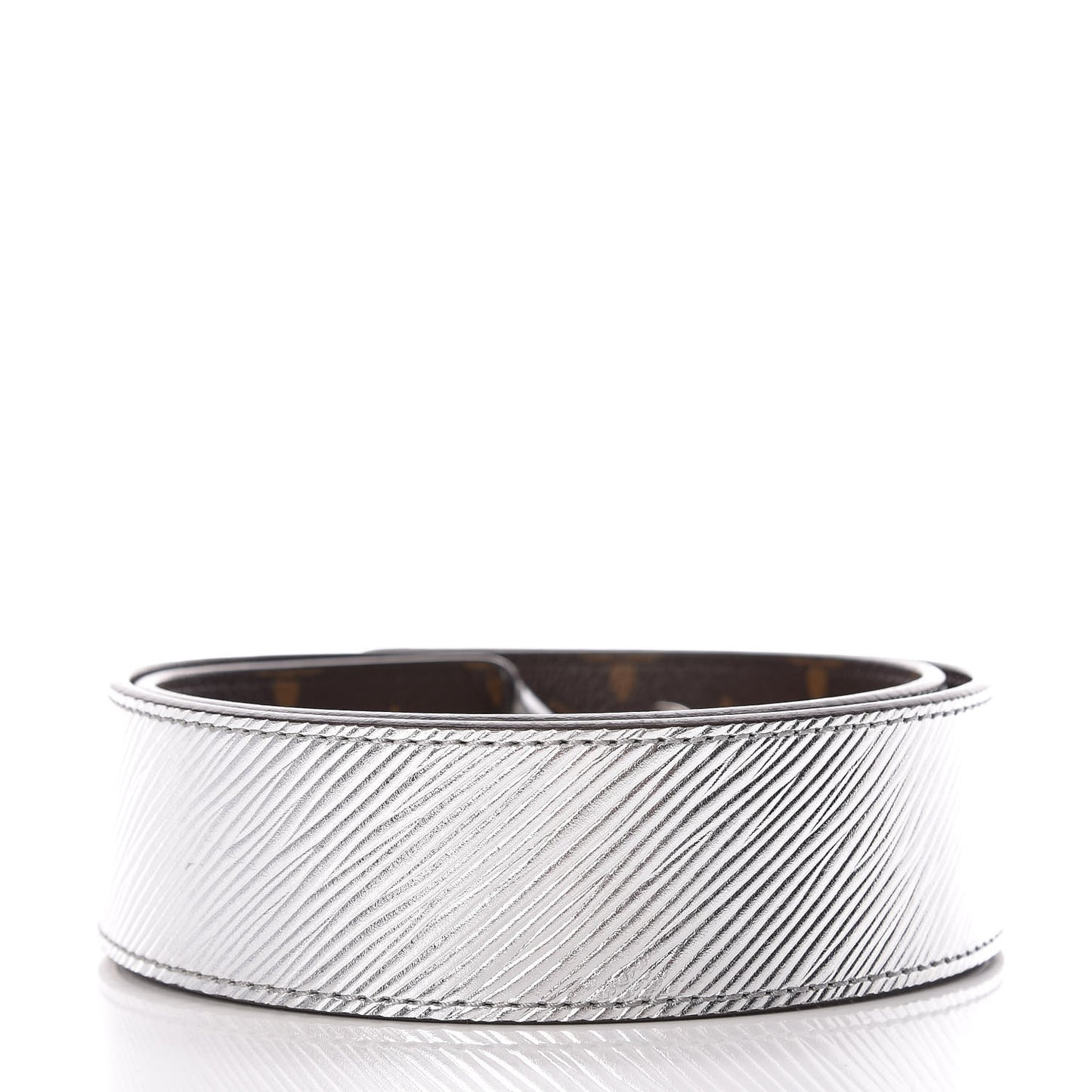 Epi Monogram Bandouliere Shoulder Strap Silver