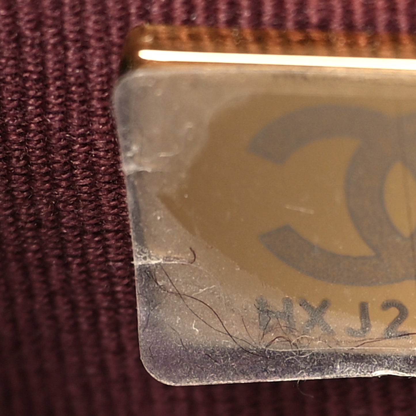 Lambskin Quilted Hobo Burgundy