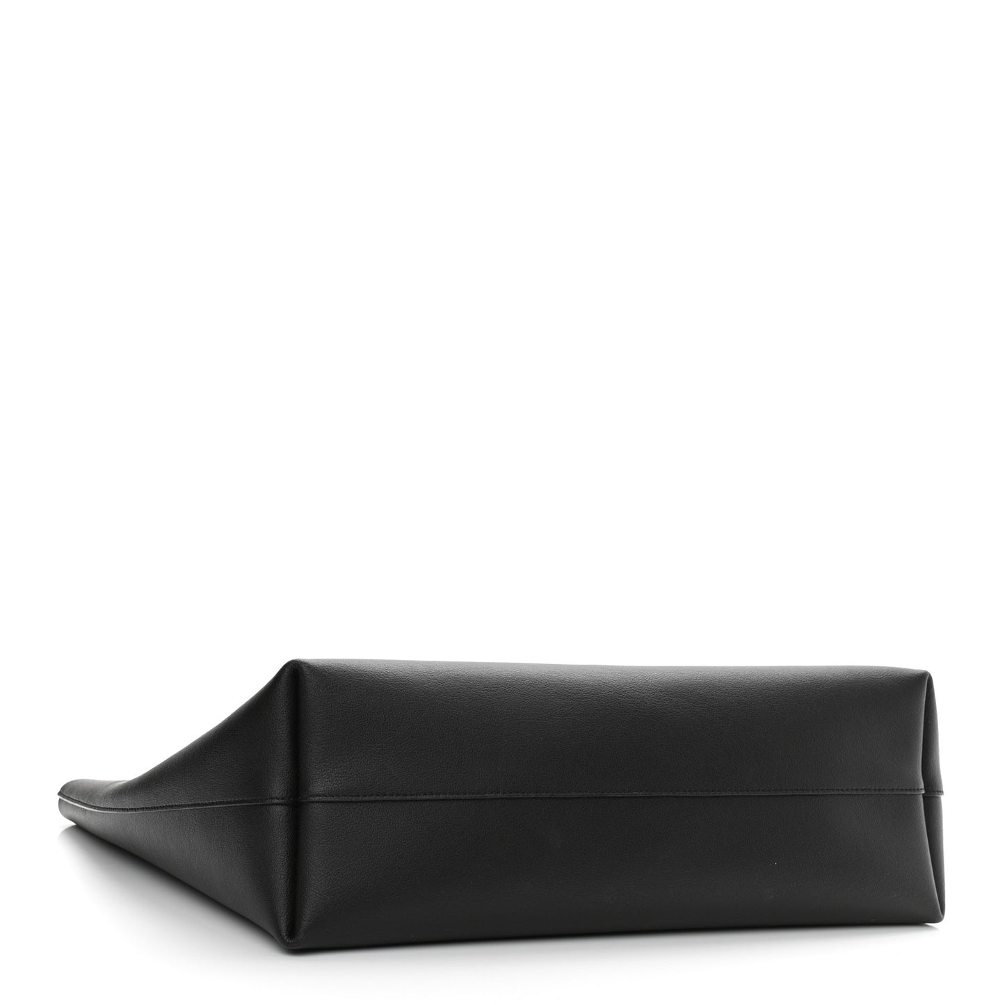 Calfskin Large Shopping Tote Black