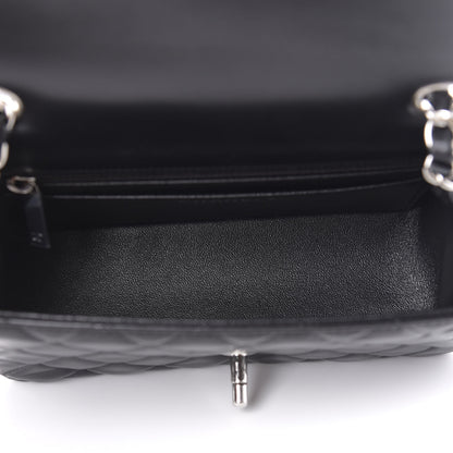 Chanel Lambskin Quilted Mini Rectangular Flap Black 5 of 11