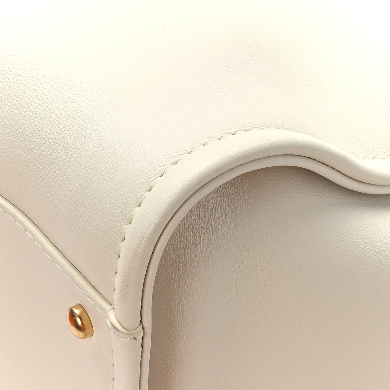 Chanel Calfskin Medium Deauville Tote White Multicolor 12 of 12
