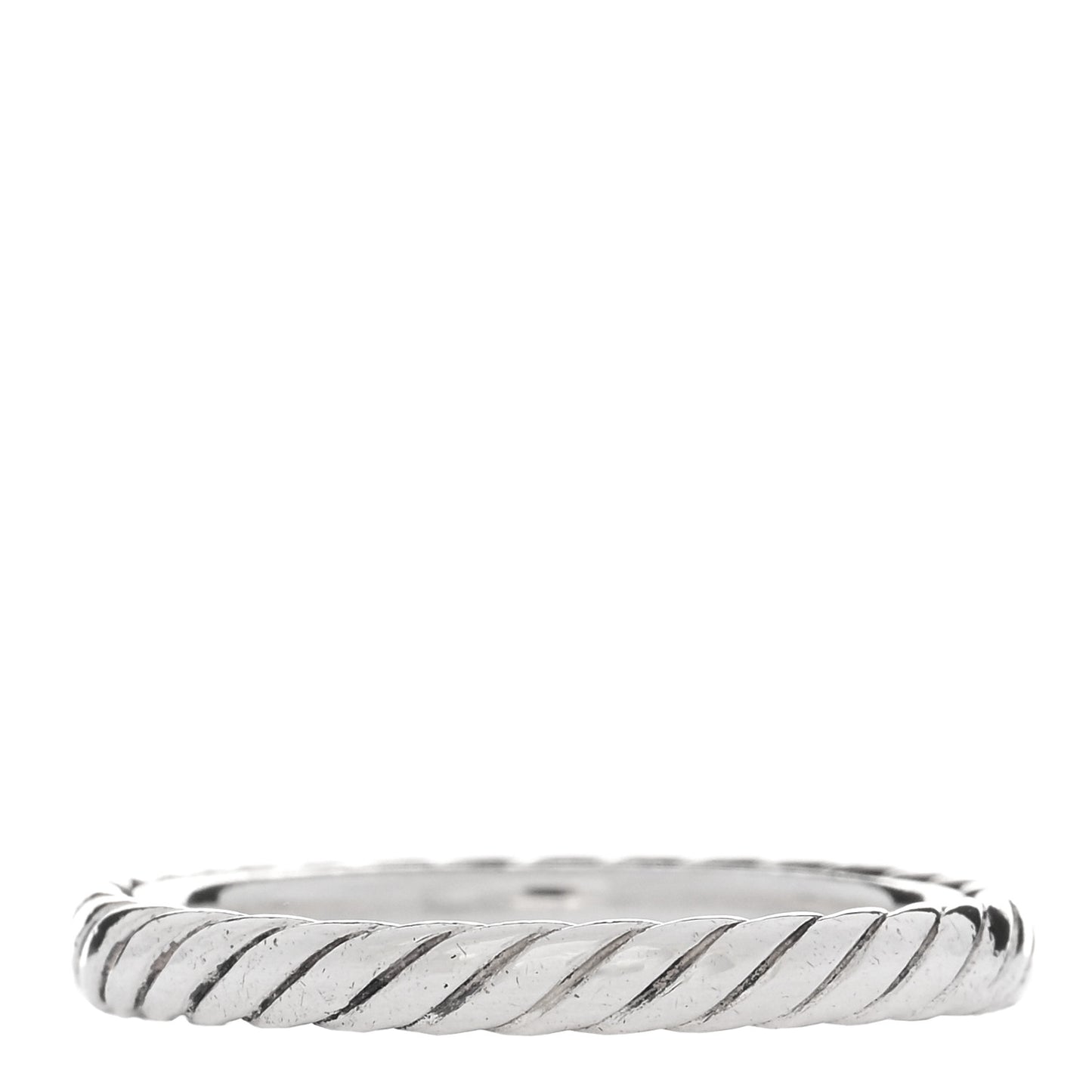 Sterling Silver Stackable Cable Ring 51 5.75