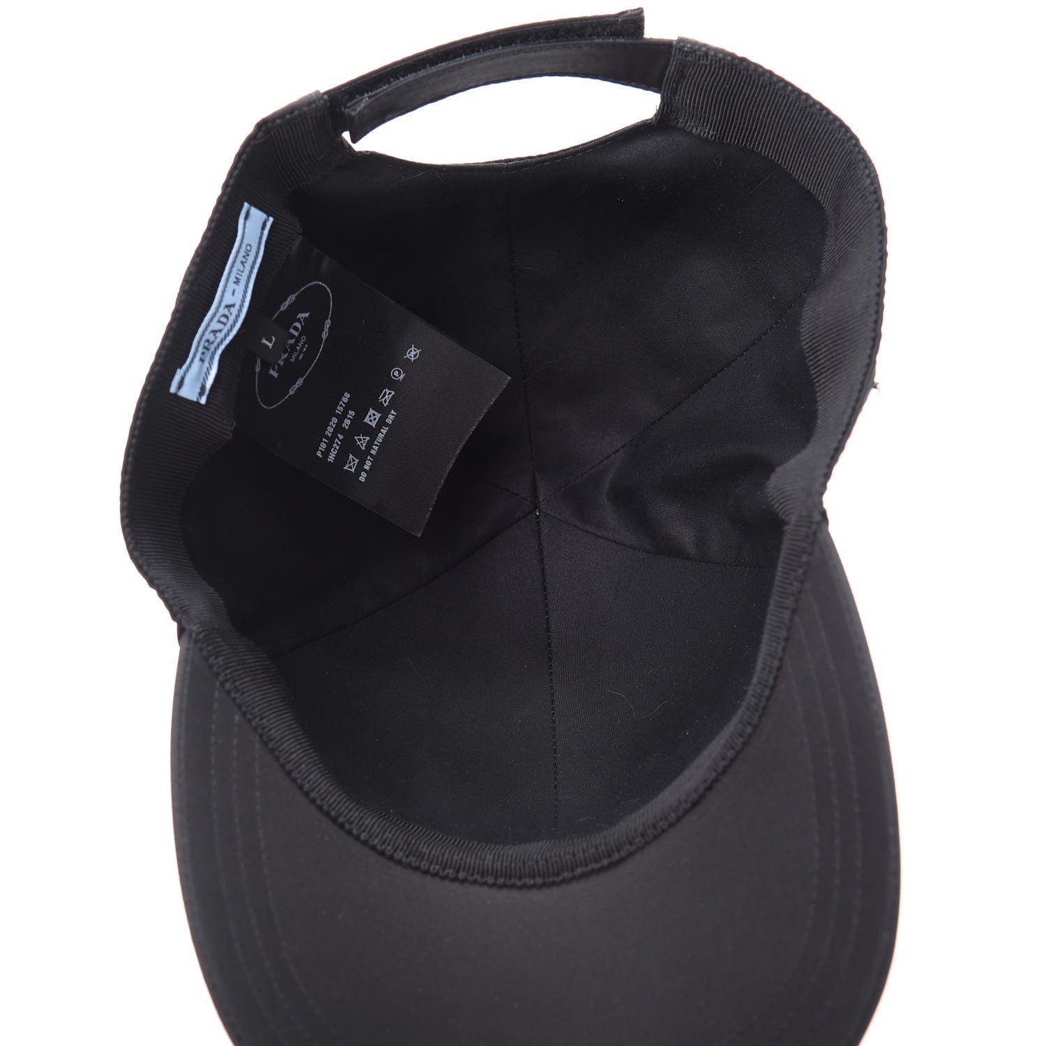 Prada Nylon Womens Baseball Cap L Black 6 of 7