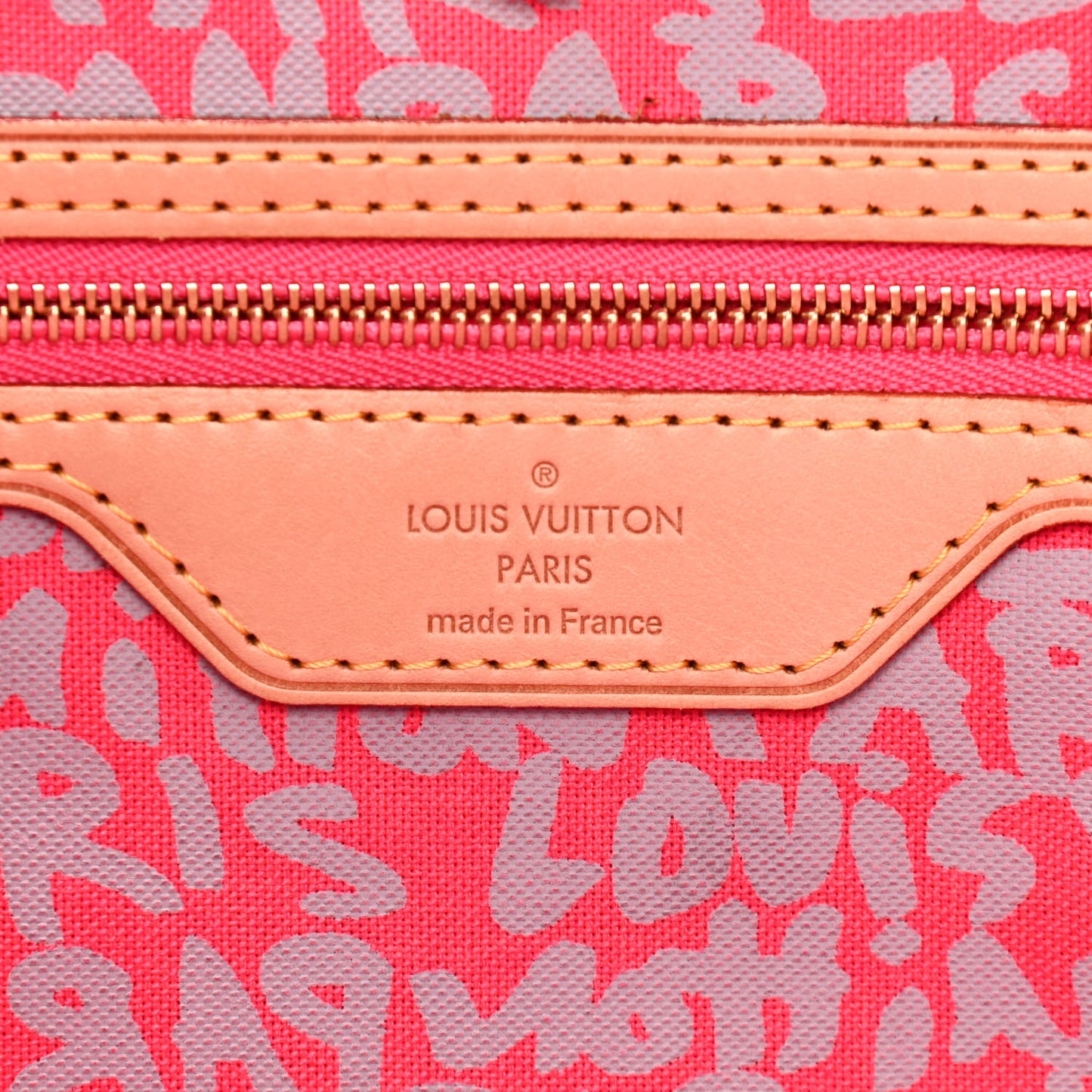 Monogram Graffiti Neverfull GM Fuchsia